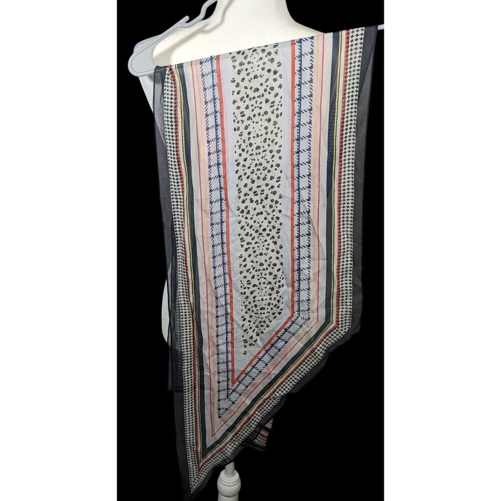 Preppy Multi Pattern Super Soft Lightweight Scarf - image 1